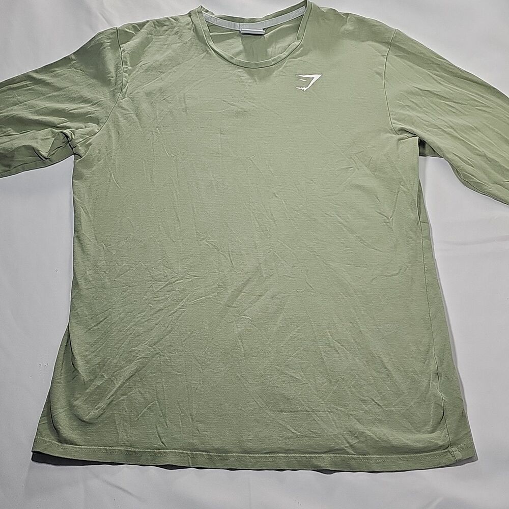 Gymshark Arrival Long Sleeve T-Shirt Green Size Large